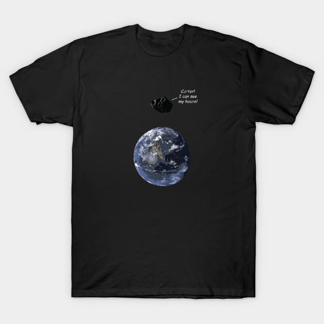 Asteroid T-Shirt by geekbias